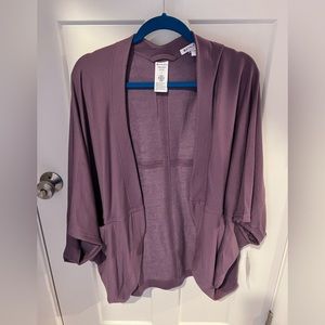 Athleta cocoon wrap. Lavender NWT